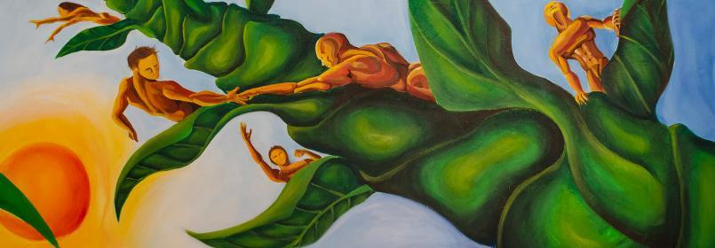Picture of one of the murals at La Casa